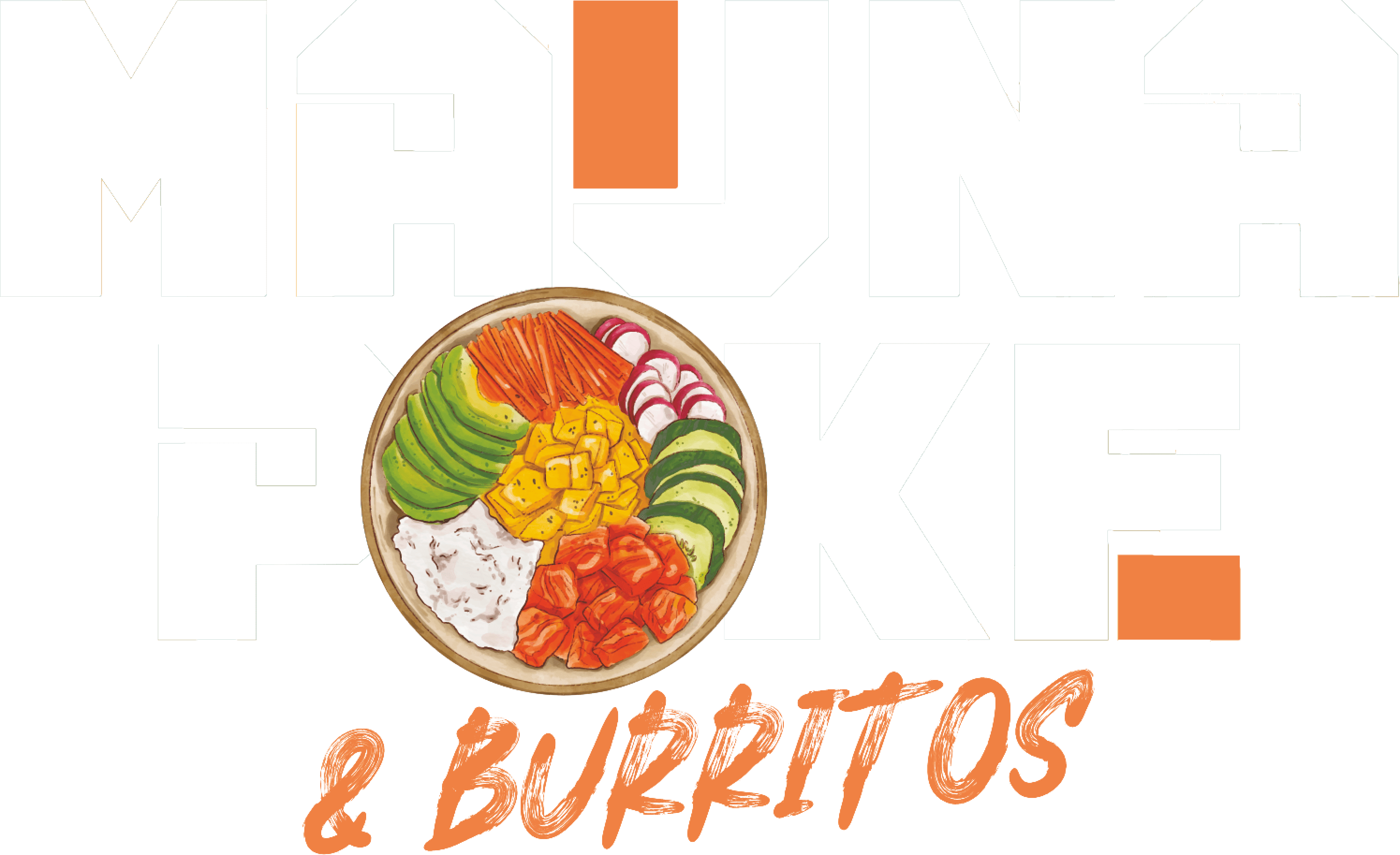 Logotipo de Mauna Poke y Burritos en Toledo